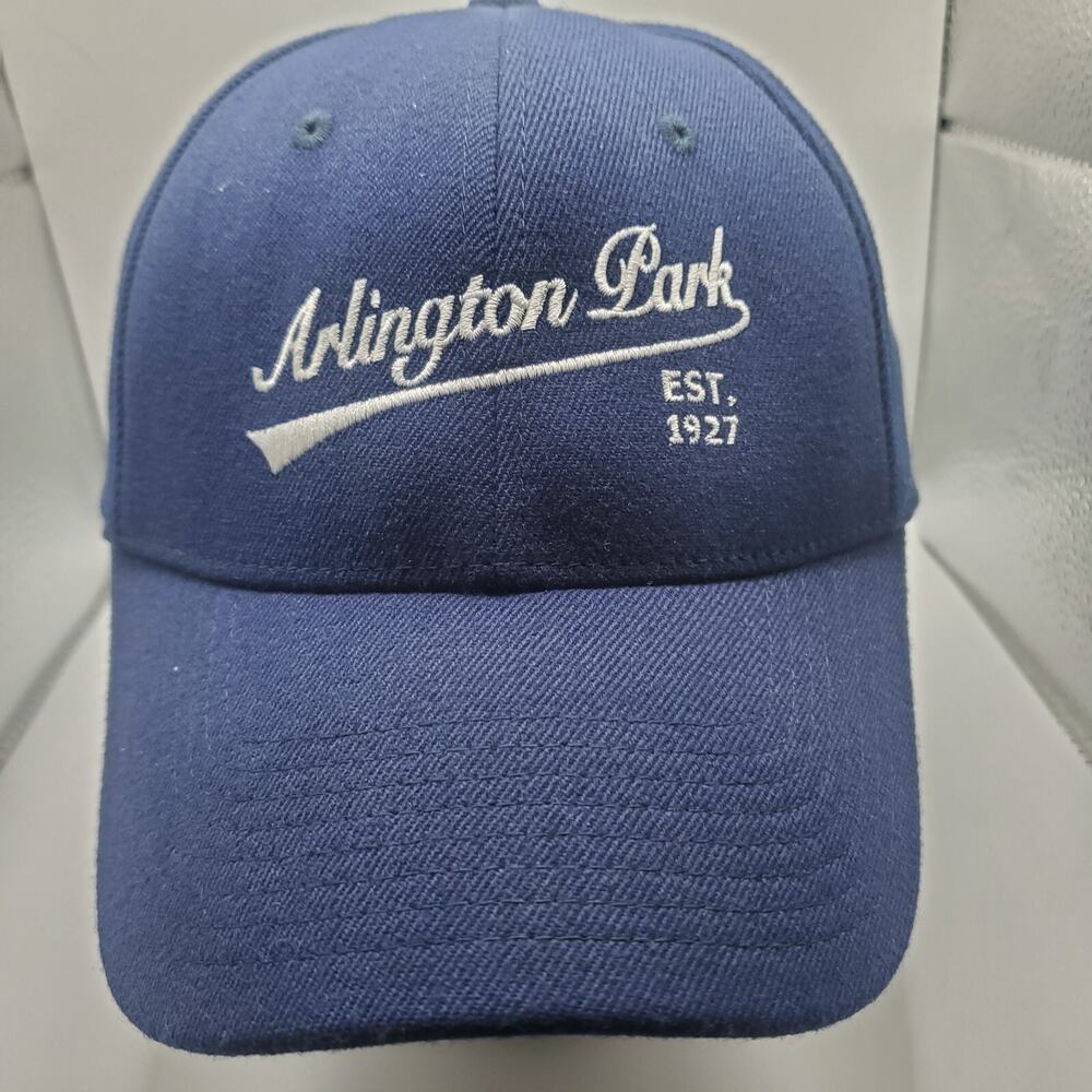 Arlington Park EST. 1927 Blue Baseball Fitted Cap Size L/XL Horse Racing